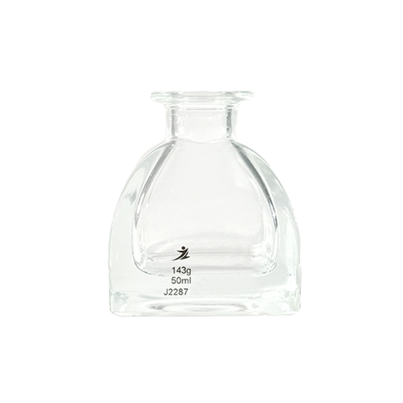 زجاجة موزع روائح مربعة J2287 سعة 50 مل، عبوة عطر منزلي عالية الجودة